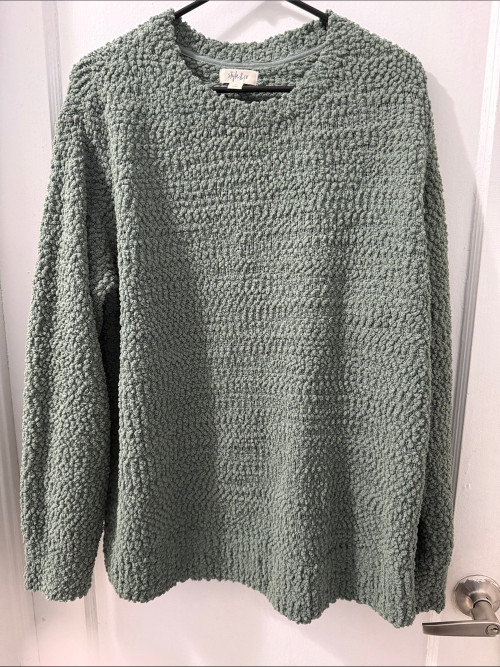 Style & Co. women's sage green sweater